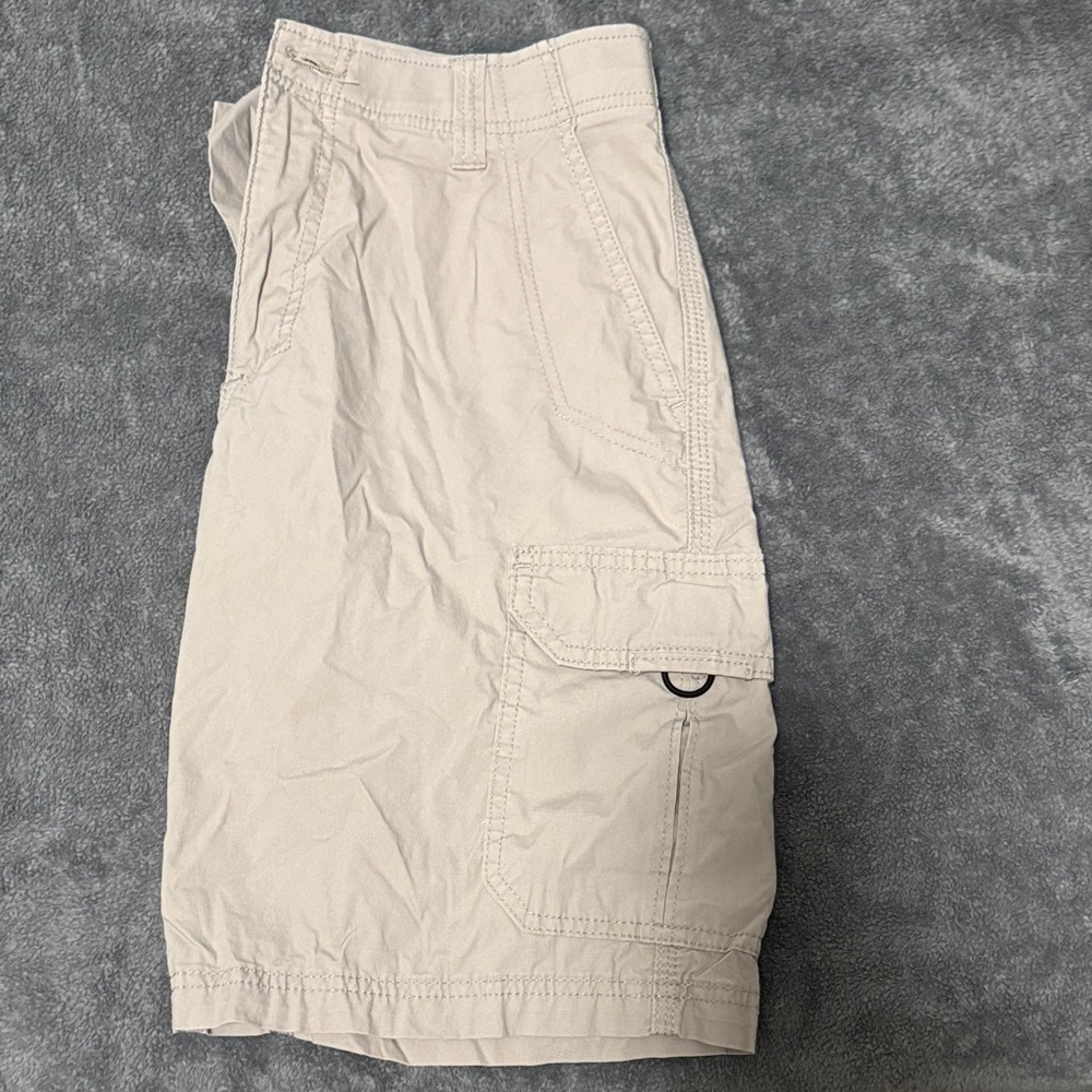 Lee Men's Beige Cargo Shorts